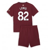 Dětský fotbalový dres Manchester City Rico Lewis #82 2024-25 Třetí Krátký Rukáv (+ trenýrky)